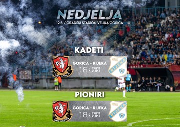 Veliki dan: Kadeti i pioniri ove nedjelje na glavnom terenu dočekuju Rijeku